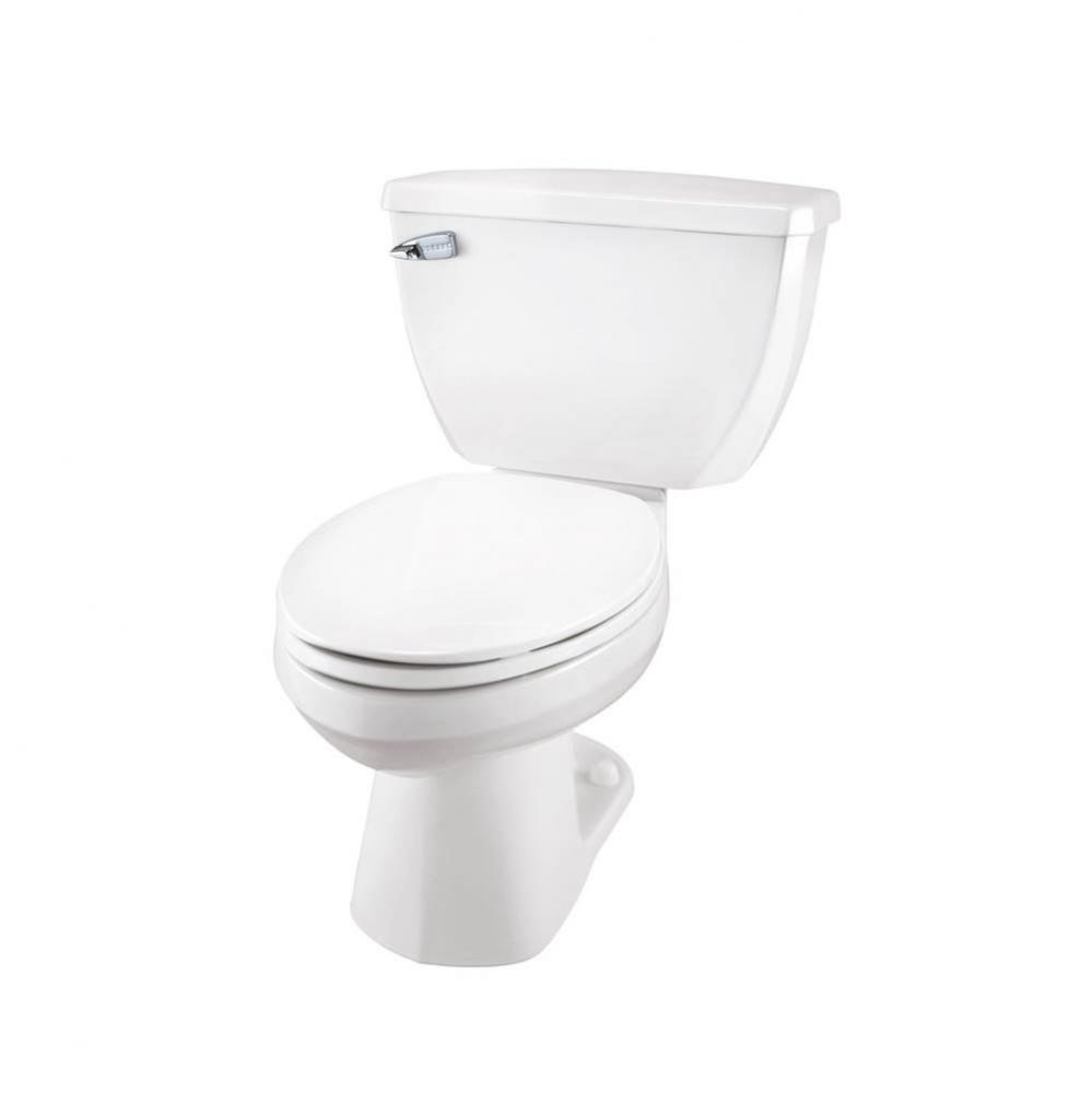Ultra Flush 1.6gpf EL 14'' RI Combo: GUF21372 Bowl w/ G0028384 Tank White
