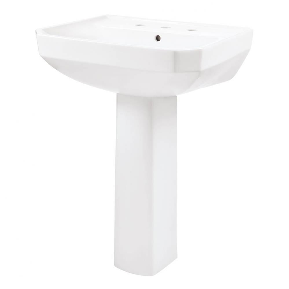 Viper Standard 8''CC Ped Lav Combo: G0013569 Lav w/ G0029834 Ped White