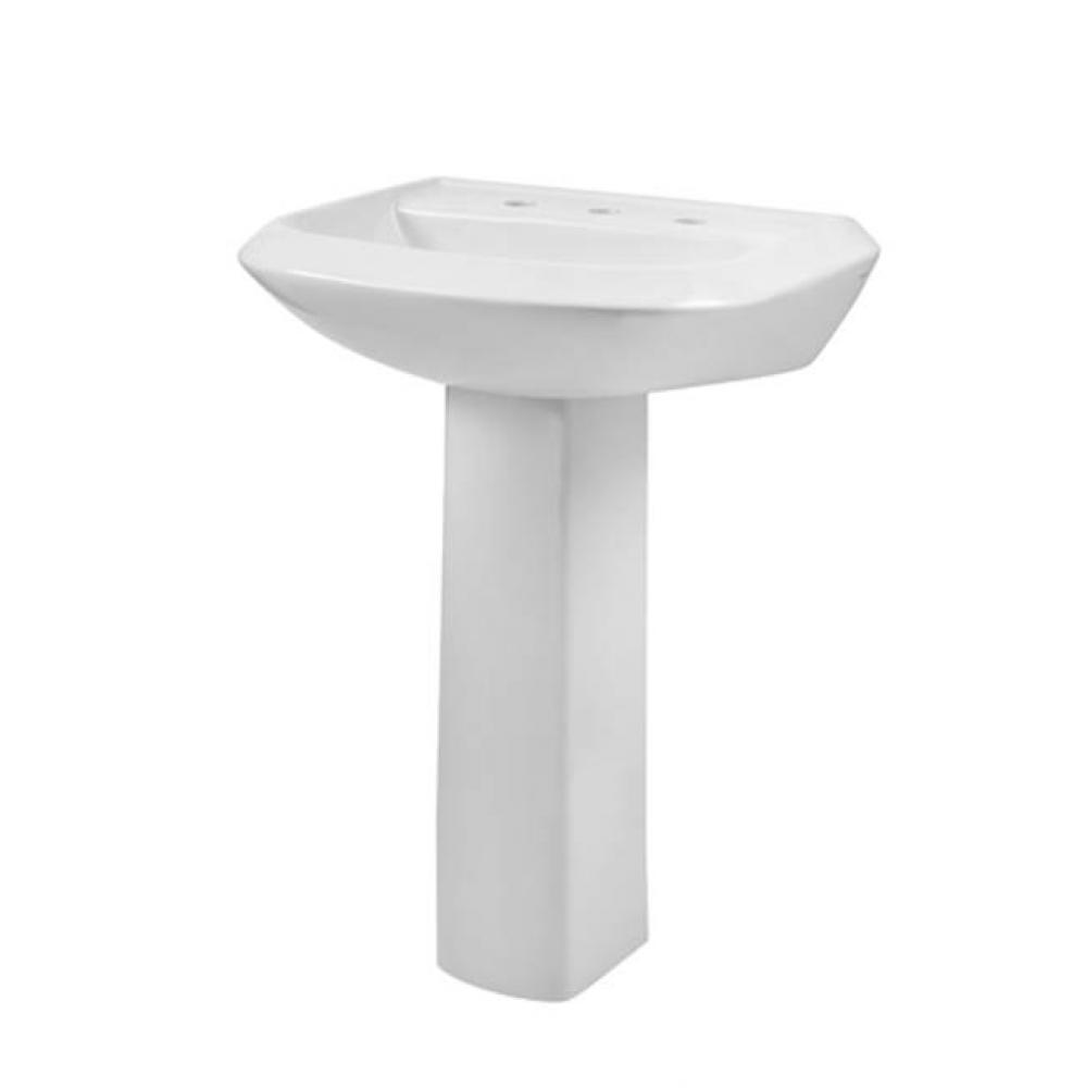 Avalanche Petite 8''Cc Ped Lav Combo: G0013598 Lav W/ G0029834 Ped White