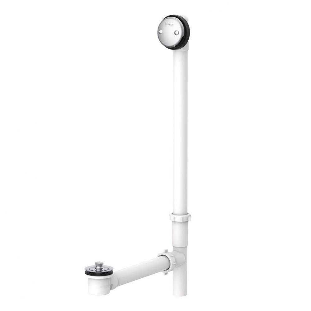 Gerber Classics PVC Lift & Turn Drain for Roman Tub Chrome