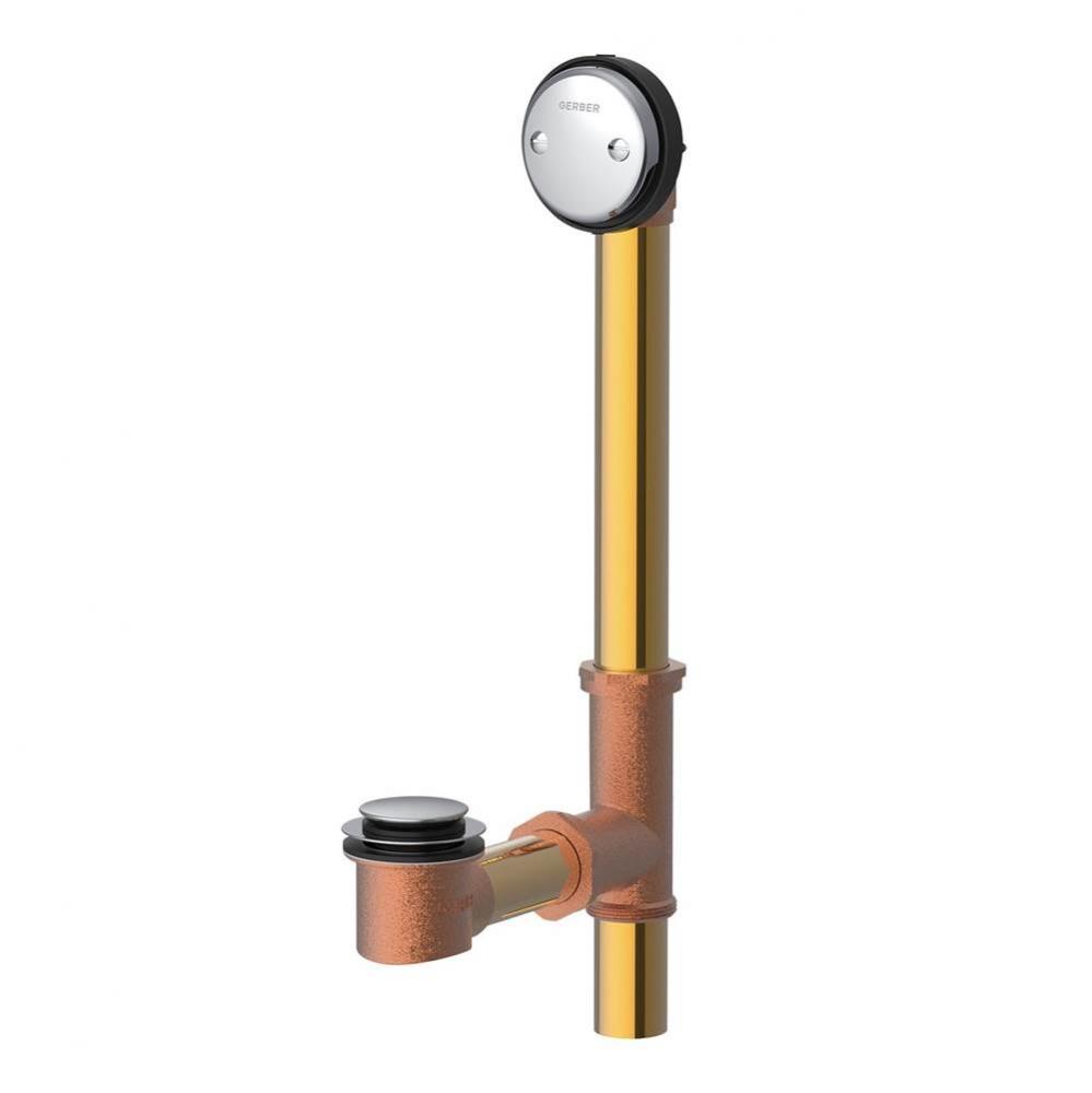 Gerber Classics Auto Trip Fit-all Drain for Standard Tub Chrome
