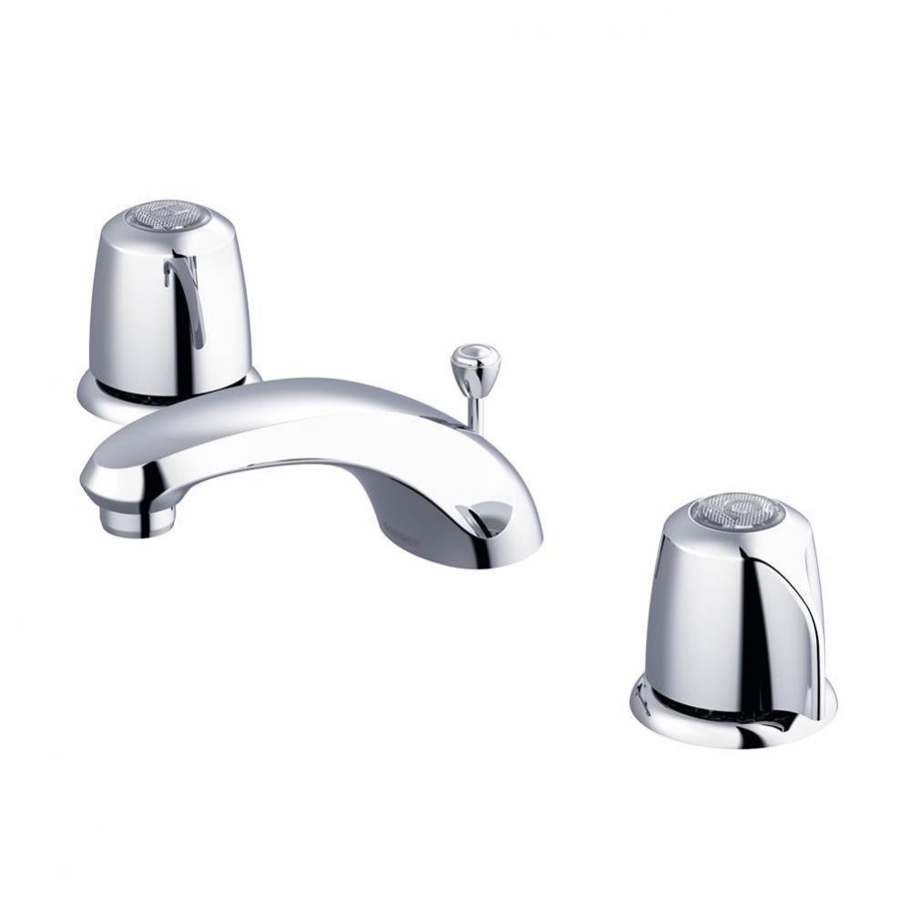 Gerber Classics 2H Lavatory Faucet w/ Metal Handles & Metal Pop-Up Drain w/ Flex Connections 1