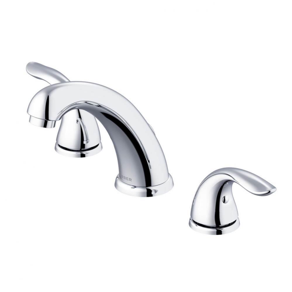 Viper 2H Widespread Lavatory Faucet w/ Metal Touch Down Drain 1.2gpm Chrome
