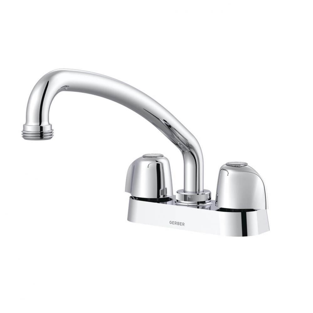 Gerber Classics Laundry Faucet with 8'' Spout Hose Connection 2.2gpm Chrome