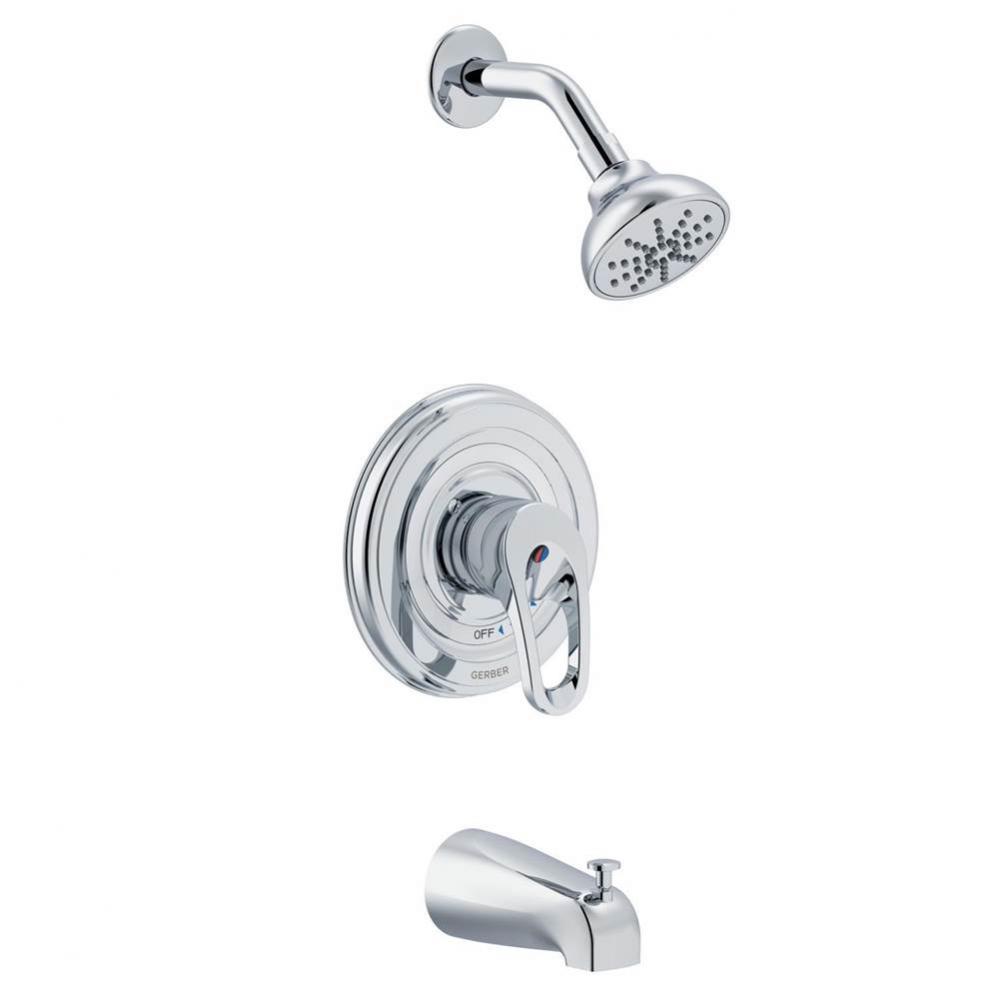Pressure Balance Tub & Shower Sweat ''Econo'' 1994 1.75gpm Chrome