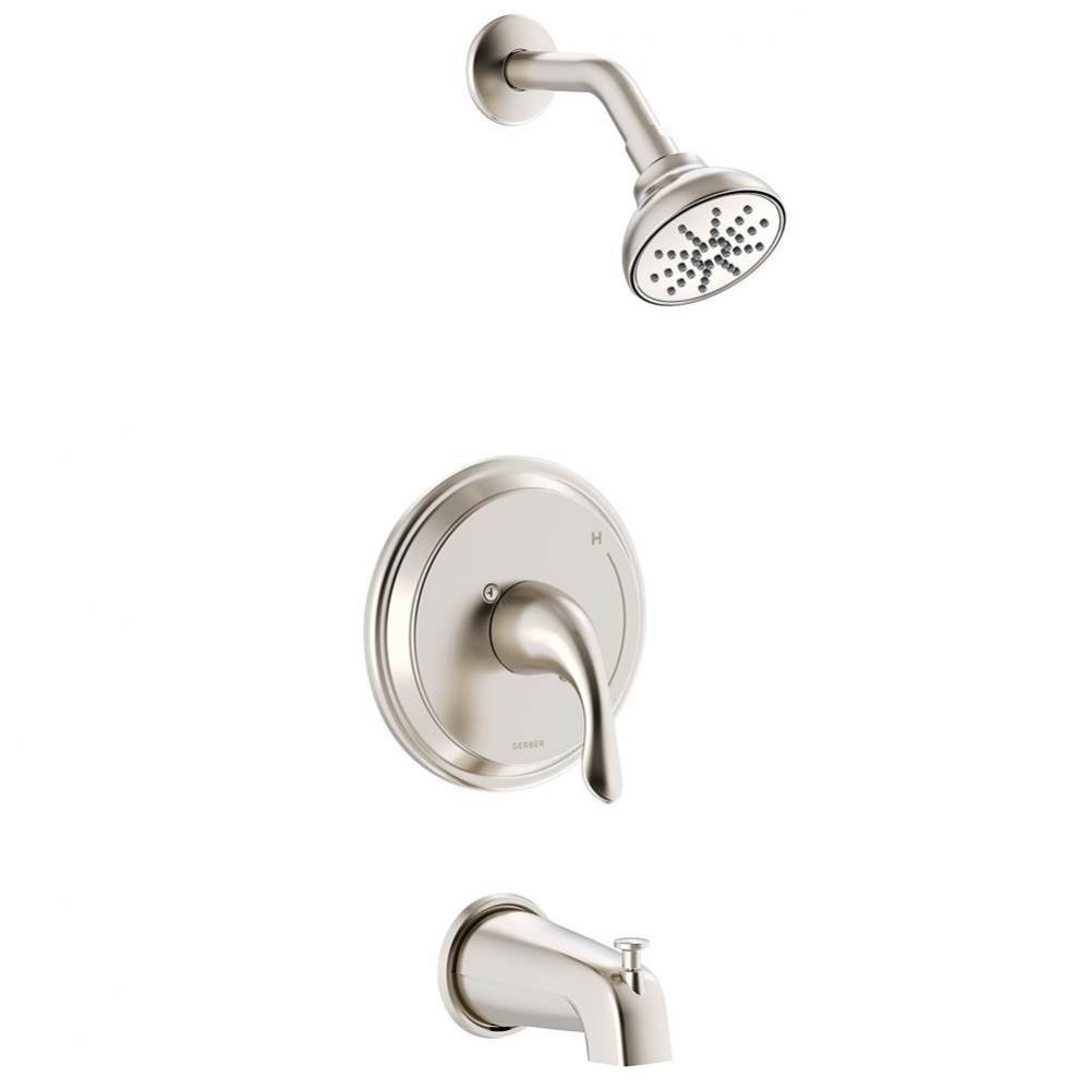 Viper 1H Tub & Shower Trim Kit & Treysta Cartridge 1.75gpm Brushed Nickel