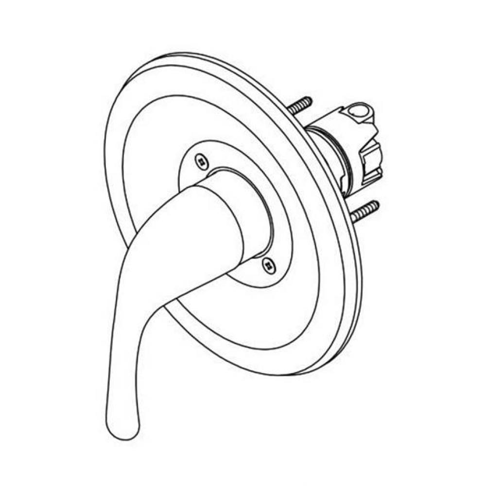 Maxwell 1H Valve Only Trim Kit & Treysta Cartridge Chrome
