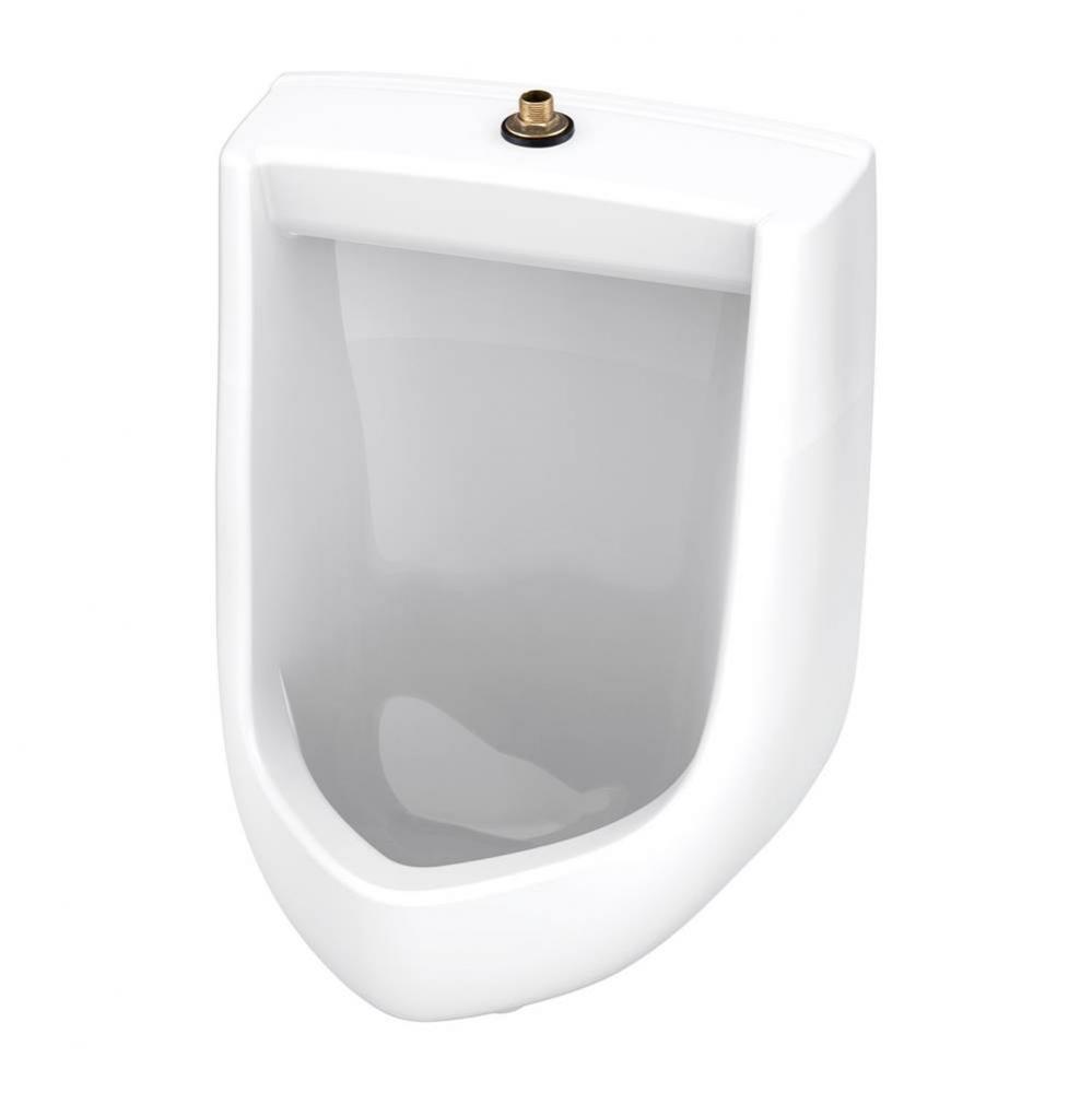 Hamilton 0.125/0.5/1.0gpf Urinal Washout Top Spud Half Stall White