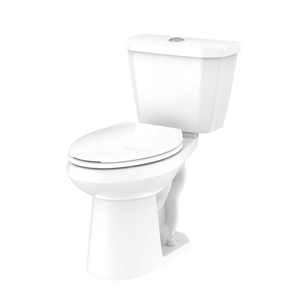 Viper 0.8gpf ADA EL 12'' RI Combo: GWS21528 Bowl w/ GLF28528 Tank White