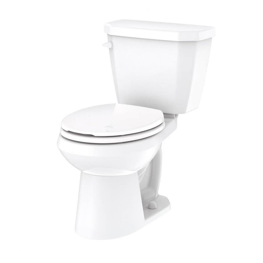 Viper 0.8gpf RF 12'' RI Combo: GWS21551 Bowl w/ GLF28580 With Lever Tank White