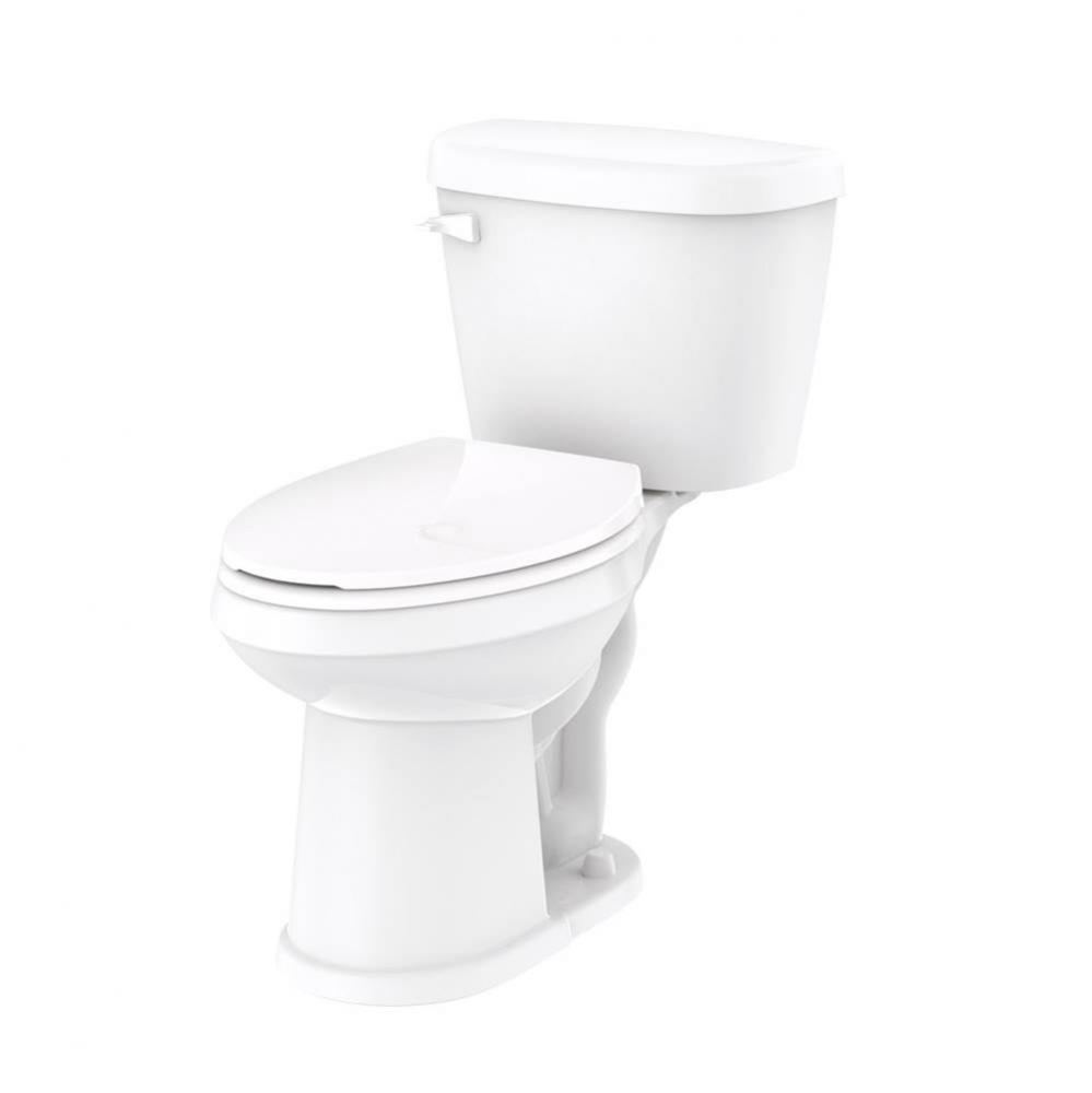 Maxwell SE 1.6gpf ADA EL 12'' RI Combo: GSE21128 Bowl w/ G0028170 Tank White