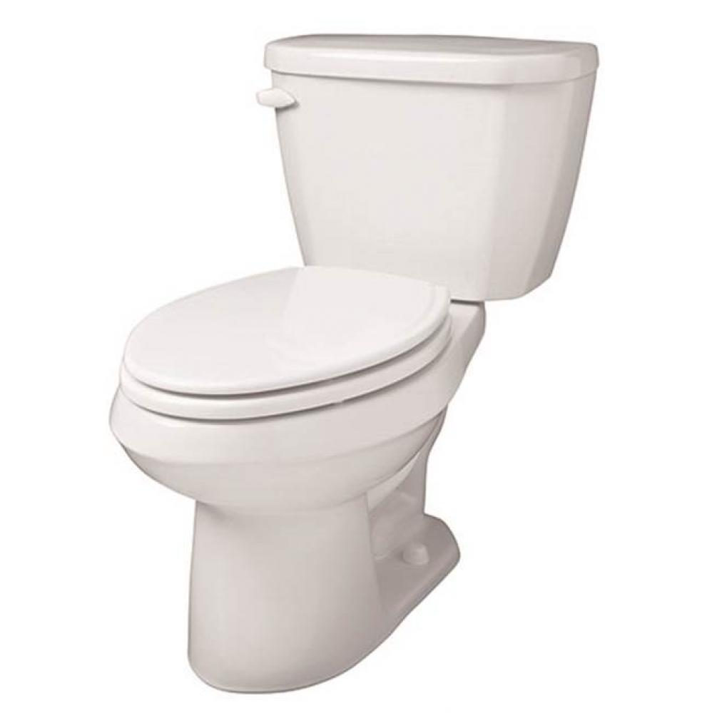 Viper 1.6gpf EL 10'' RI Combo: GVP21562 Bowl w/ GVP28595 Tank White