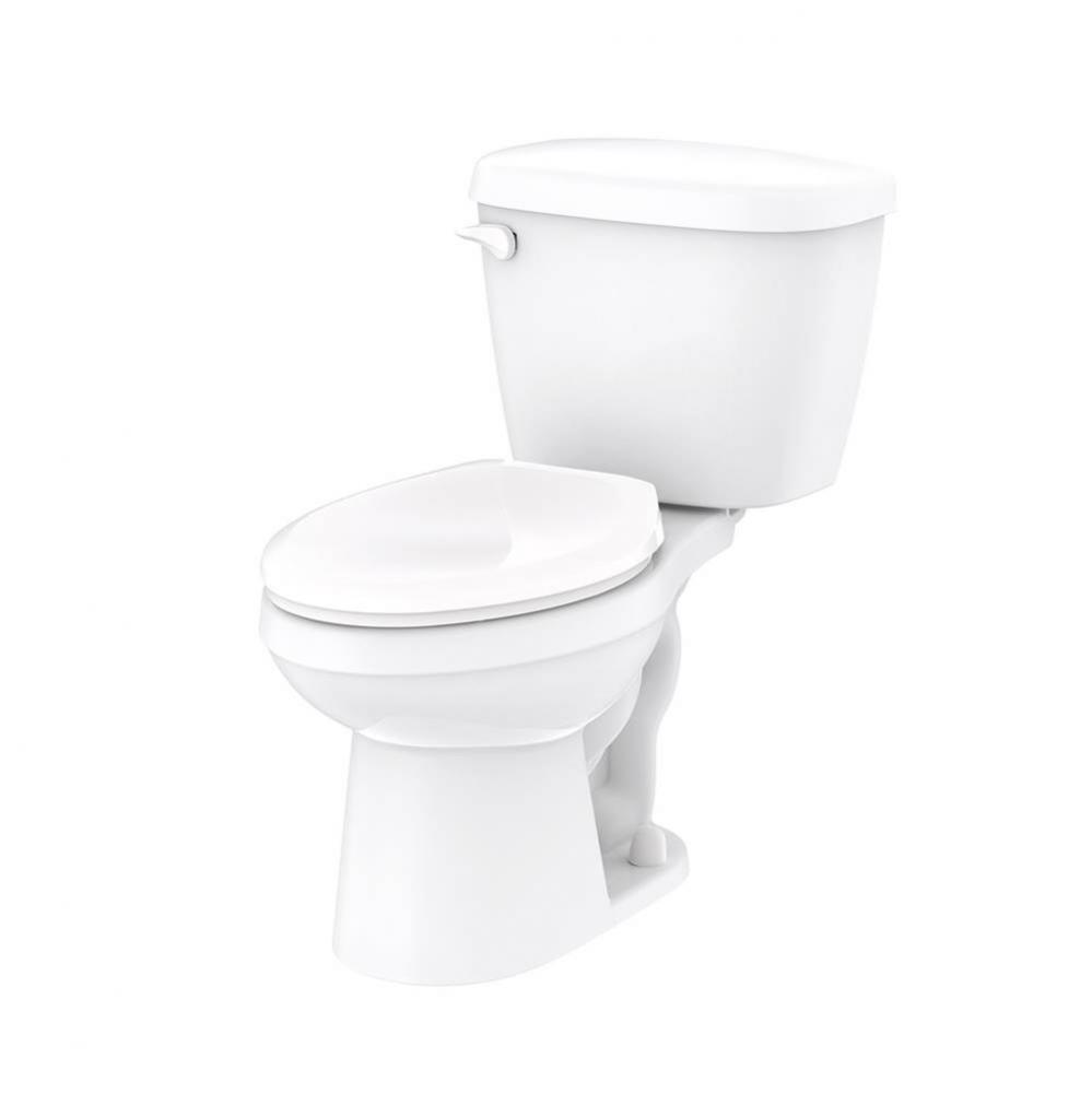Maxwell 1.28gpf EL 12'' RI Combo: GMX21962 Bowl w/ G0028990 Tank White