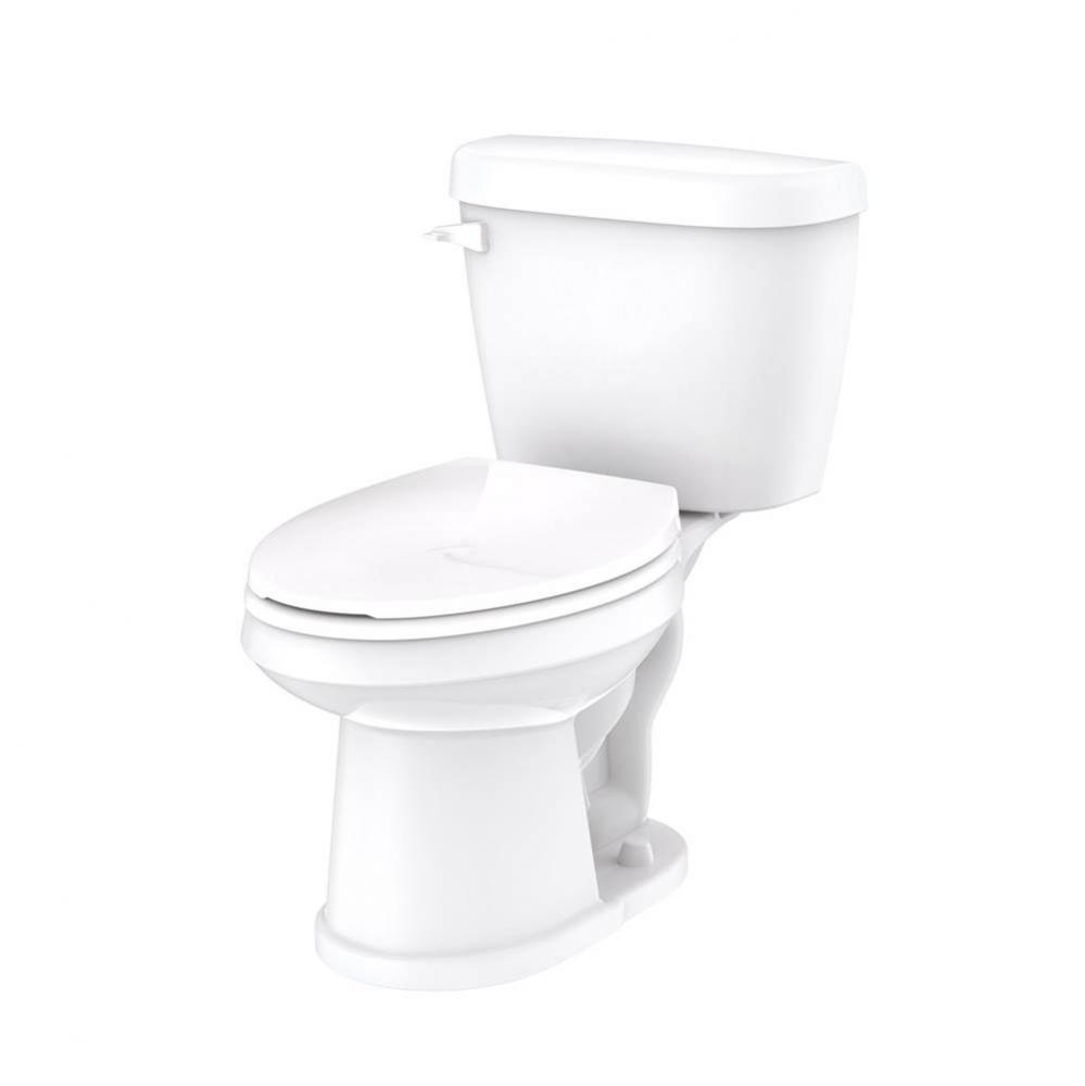 Maxwell SE 1.28gpf EL 10'' RI Combo: GSE21162 Bowl w/ GWS28175 Tank White