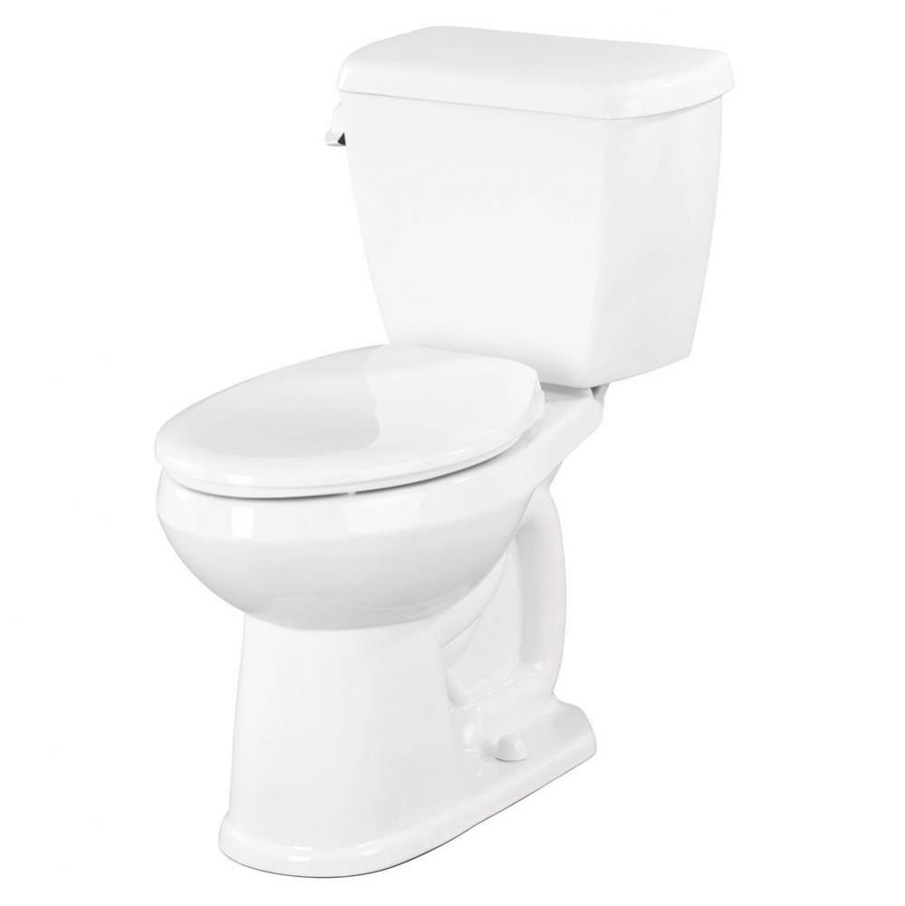 Avalanche 1.28gpf EL ADA 12'' RI Combo: GAV21828 Bowl w/ GWS28890 Tank White