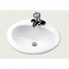 Gerber Plumbing G0012844 - Luxoval S-Rim Lav 20x17 4''CC White