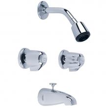 Gerber Plumbing G004652083 - Gerber Classics 6 Inch Centers Two Handle Tub & Shower Fitting 1.75gpm Chrome