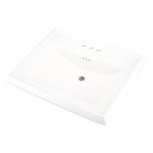 Gerber Plumbing G0012585 - Logan Square Standard Ped Lav 27.38''x21.25'' 4''CC White