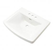 Gerber Plumbing G0013504 - Hinsdale Standard Ped Top 25''x21'' 4''CC White
