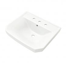 Gerber Plumbing G0013569 - Viper Standard Ped Top 24''x20'' 8''CC White