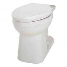 Gerber Plumbing GAB21828 - Elite 1.28/1.6gpf Simple CT ADA EL Toilet Bowl White