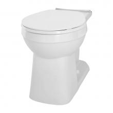 Gerber Plumbing GAB21852 - Elite 1.28/1.6gpf Simple CT ADA RF Toilet Bowl White