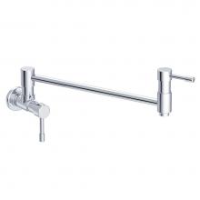 Gerber Plumbing D205012 - Melrose Wall Mount Pot Filler 2.2gpm Chrome