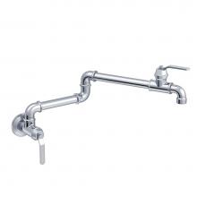 Gerber Plumbing D205037 - Kinzie Wall Mount Pot Filler 2.2gpm Chrome