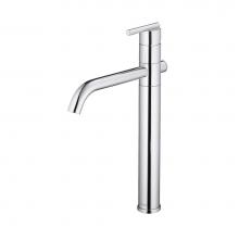 Gerber Plumbing D225158 - Parma 1H Vessel Filler Single Hole Mount w/ Metal Grid Strainer 1.2gpm Chrome