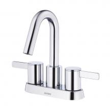 Gerber Plumbing D301130 - Amalfi 2H Centerset Lavatory Faucet w/ 50/50 Touch Down Drain 1.2gpm Chrome