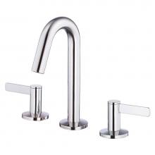Gerber Plumbing D303130 - Amalfi Trim Line 2H Widespread Lavatory Faucet w/ Metal Touch Down Drain 1.2gpm Chrome
