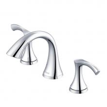 Gerber Plumbing D304222 - Antioch 2H Widespread Lavatory Faucet w/ Metal Touch Down Drain 1.2gpm Chrome