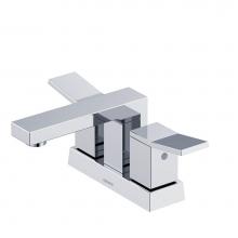 Gerber Plumbing D307019 - Avian 2H Centerset Lavatory Faucet w/ Metal Touch Down Drain 1.2gpm Chrome