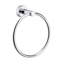Gerber Plumbing D446158 - Parma Towel Ring Round Chrome
