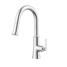 Gerber Plumbing D454079 - Northerly 1H Pull-Down Kitchen Faucet w/ Snapback 1.75gpm Chrome