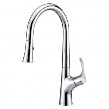 Gerber Plumbing D454422 - Antioch 1H Pull-Down Kitchen Faucet w/ Snapback 1.75gpm Chrome