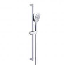 Gerber Plumbing D461738 - Versa Square 30'' Slide Bar Assembly W/ 3 Function Handshower 1.75gpm Chrome