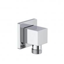 Gerber Plumbing D469059 - Square Supply Elbow Chrome