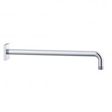 Gerber Plumbing D481427 - 15'' Showerarm w/ Square Escutcheon Chrome