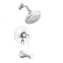Gerber Plumbing D501034TC - Lemora 1H Tub & Shower Trim Kit & Treysta Cartridge with Diverter on Valve 1.75gpm Chrome