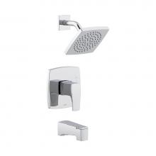 Gerber Plumbing D501070TC - Tribune 1H Tub & Shower Trim Kit & Treysta Cartridge 1.75gpm Chrome