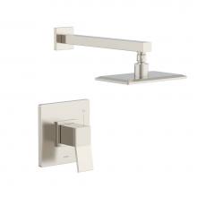 Gerber Plumbing D501519BNTC - Avian 1H Shower Only Trim Kit & Treysta Cartridge 1.75gpm Brushed Nickel