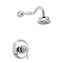 Gerber Plumbing D501557TC - Opulence 1H Shower Only Trim Kit & Treysta Cartridge w/ 5 Function Showerhead 1.75gpm Chrome