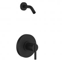 Gerber Plumbing D510558LSBSTC - Parma 1H Shower Only Trim Kit & Treysta Cartridge Less Showerhead Satin Black