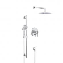 Gerber Plumbing D990558 - Parma Pressure Balance Shower Trim with Parma 5 Function Hand Shower & Drench 10'' S