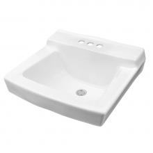 Gerber Plumbing G0012384 - Hayes Wall Hung Lav 20x18 4''CC White