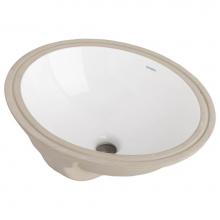 Gerber Plumbing G0013743 - Luxoval Undercounter 15'' x 12'' Oval Lav White