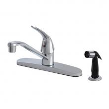 Gerber Plumbing G0040212W - Maxwell SE 1H Kitchen Faucet w/ Spray & w/ Washerless Cartridge 1.75gpm Chrome
