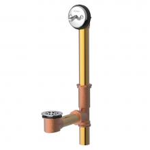 Gerber Plumbing G004181876 - Gerber Classics Trip Lever 20 Gauge Drain for Standard Tub with Retaining Ring Chrome