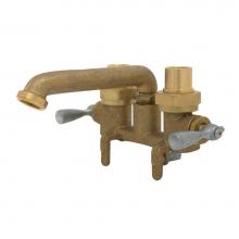 Gerber Plumbing G0049535 - Gerber Classics 2H Clamp On Laundry Faucet w/ IPS/Sweat Connections -No Threads on Spout Rough Bra